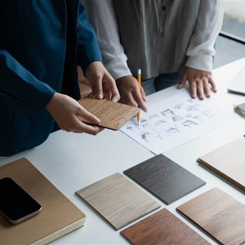 Muestras de tarima y suelo laminado en Ourense